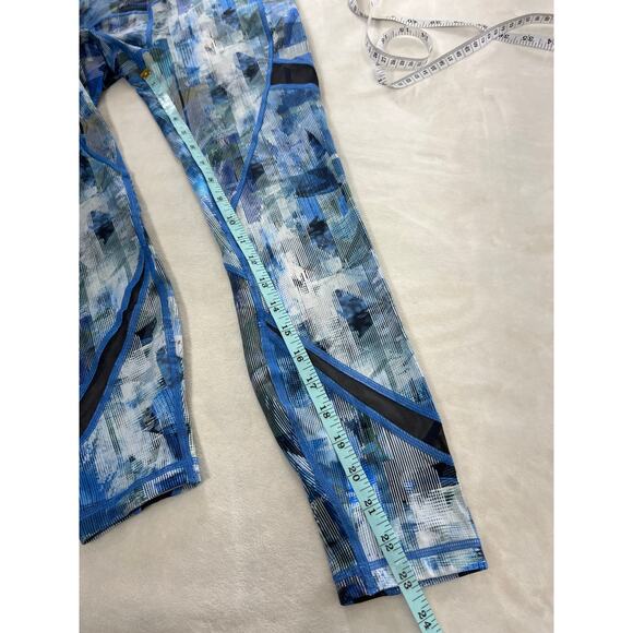 Lululemon On Pace Tight 7/8 Sun Dazed Blue Legging Women's 6 Fitness Travel Gym - Picture 13 of 13